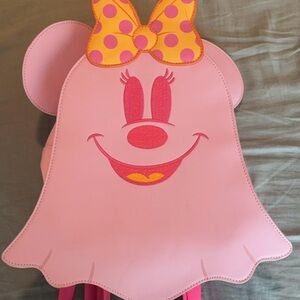 Loungefly pastel ghost mini mouse glow-in-the-dark backpack